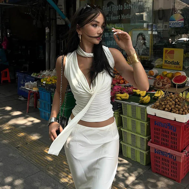 Top elegante Elena Rodriguez
