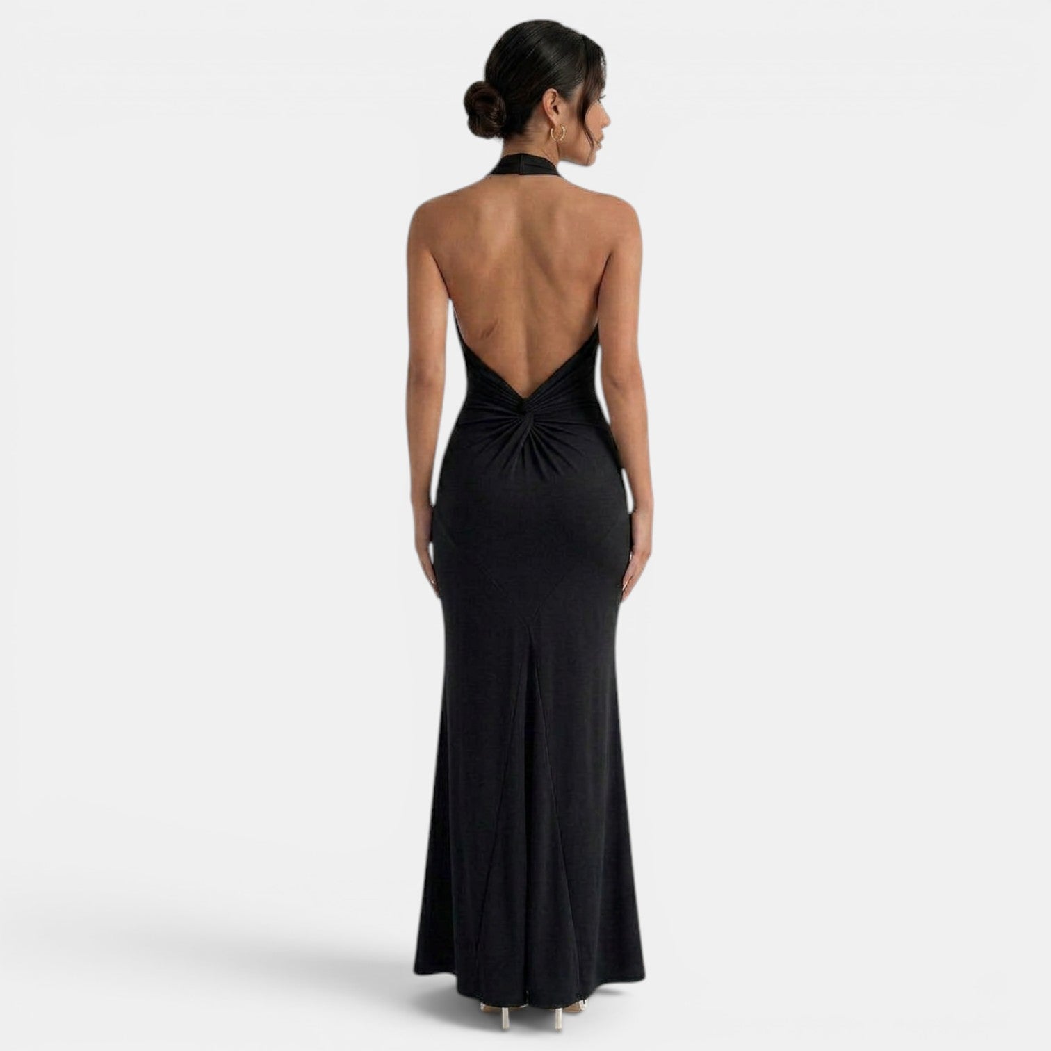 Vestido Largo Halter Elegante Mujer
