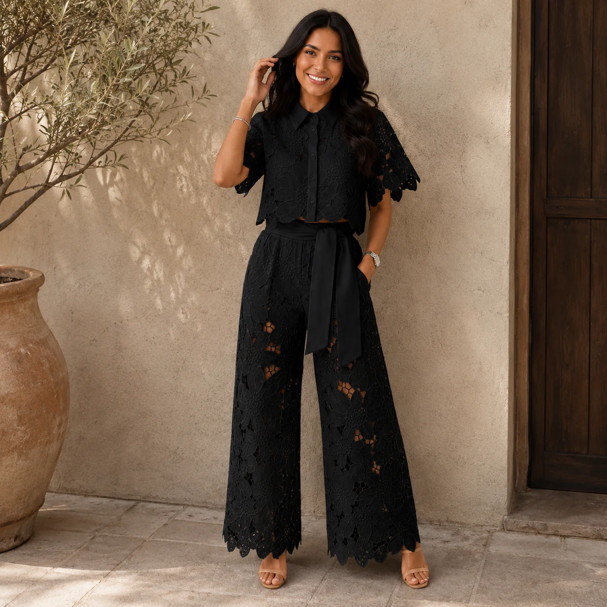 Conjunto de dos piezas ligero Nora Soler